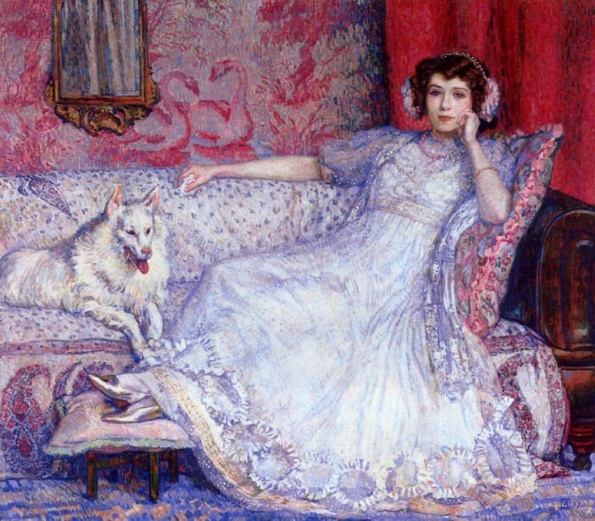 La donna in bianco (Ritratto di Madame Helene Keller)